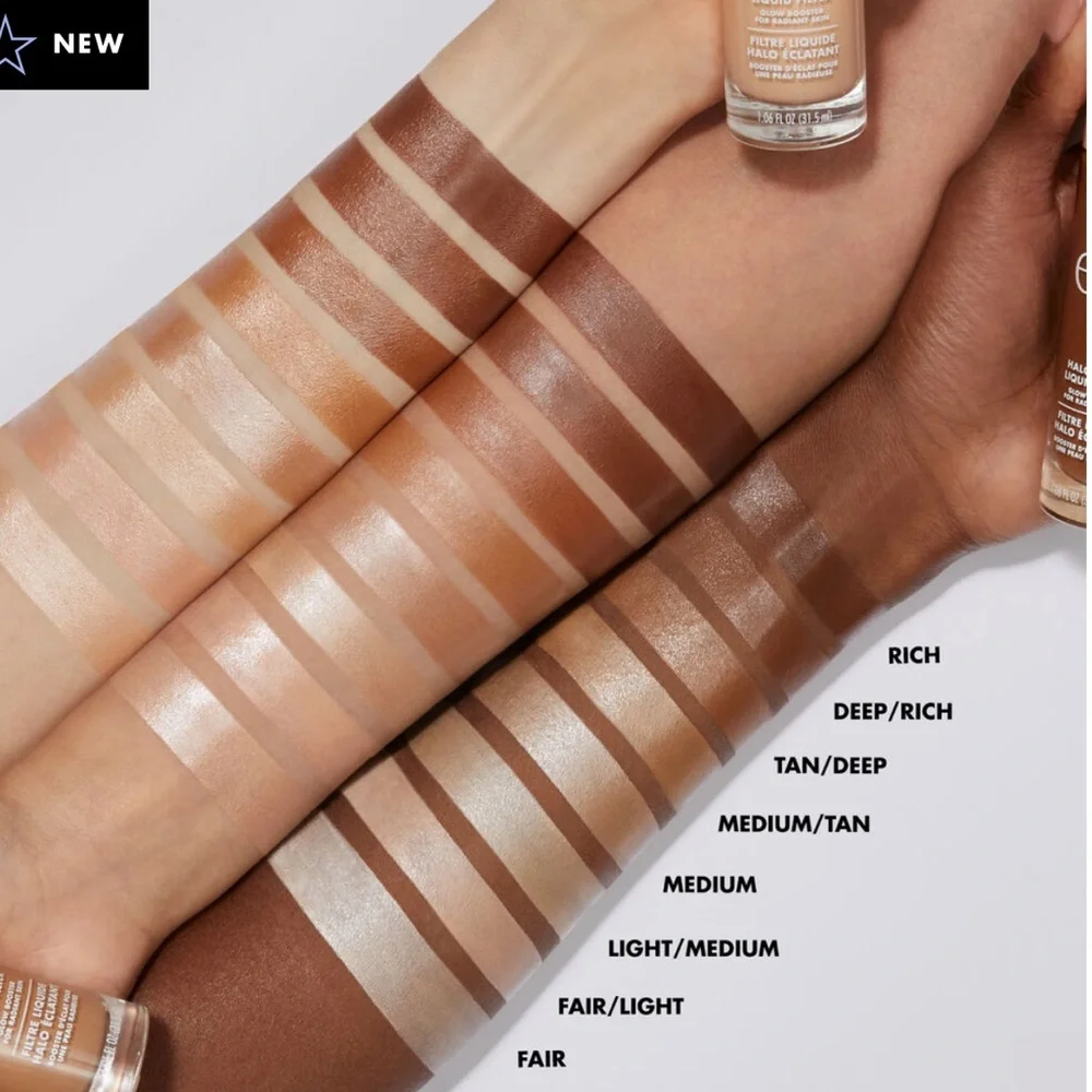 Sealed e.l.f. Halo Glow Liquid Filter Complexion Booster in 5 Medium/Tan - Picture 3 of 3
